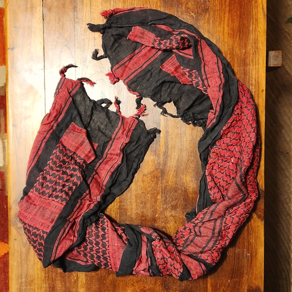 Square cotton scarf
